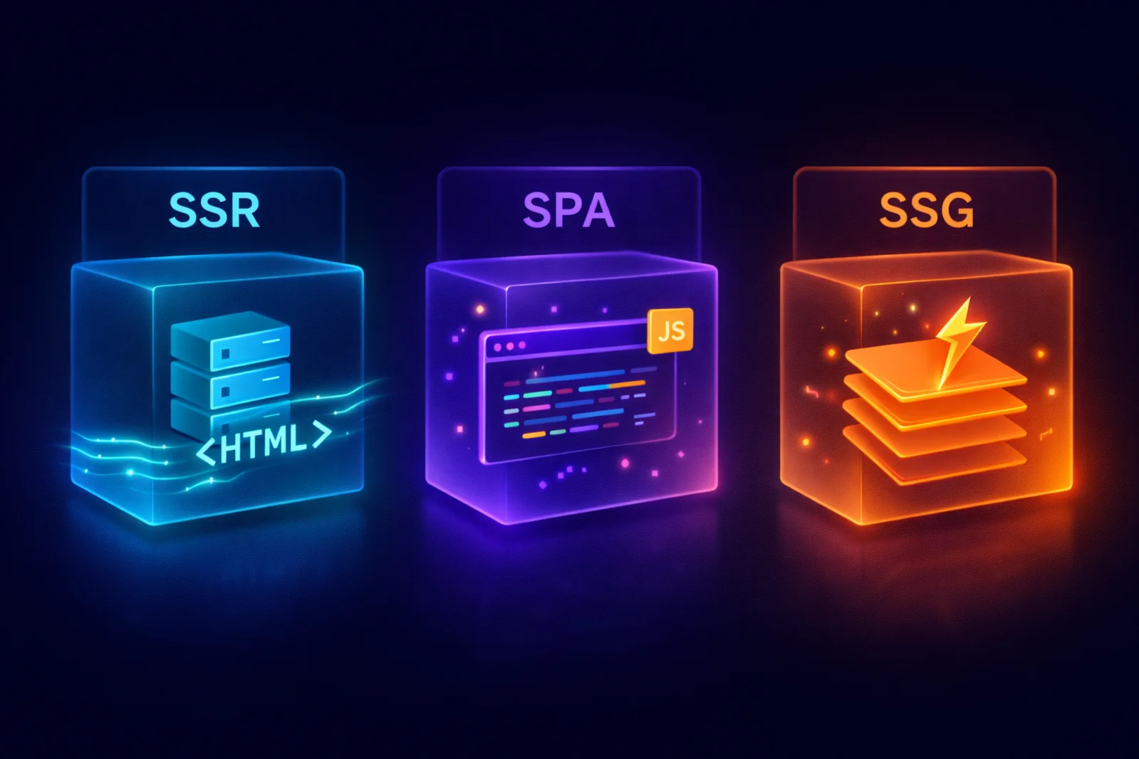 SSR vs SPA vs SSG: cand sa alegi fiecare pentru un site de business